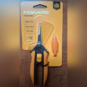 Fiskars Non-stick Micro-Tip Pruning Snips New